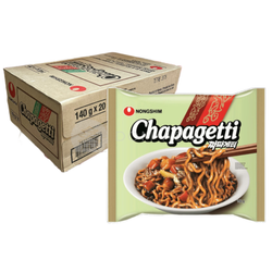 Makaron Chapagetti z Sosem Chajang NONGSHIM 140g x 20szt/ krt | Mi Tron Tuong Den Chapagetti NONGSHIM 140g x 20szt/ krt