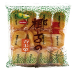 Krakersy ryżowe o smaku kokosowym BIN BIN 150g | Banh Gao Vi Dua 150g